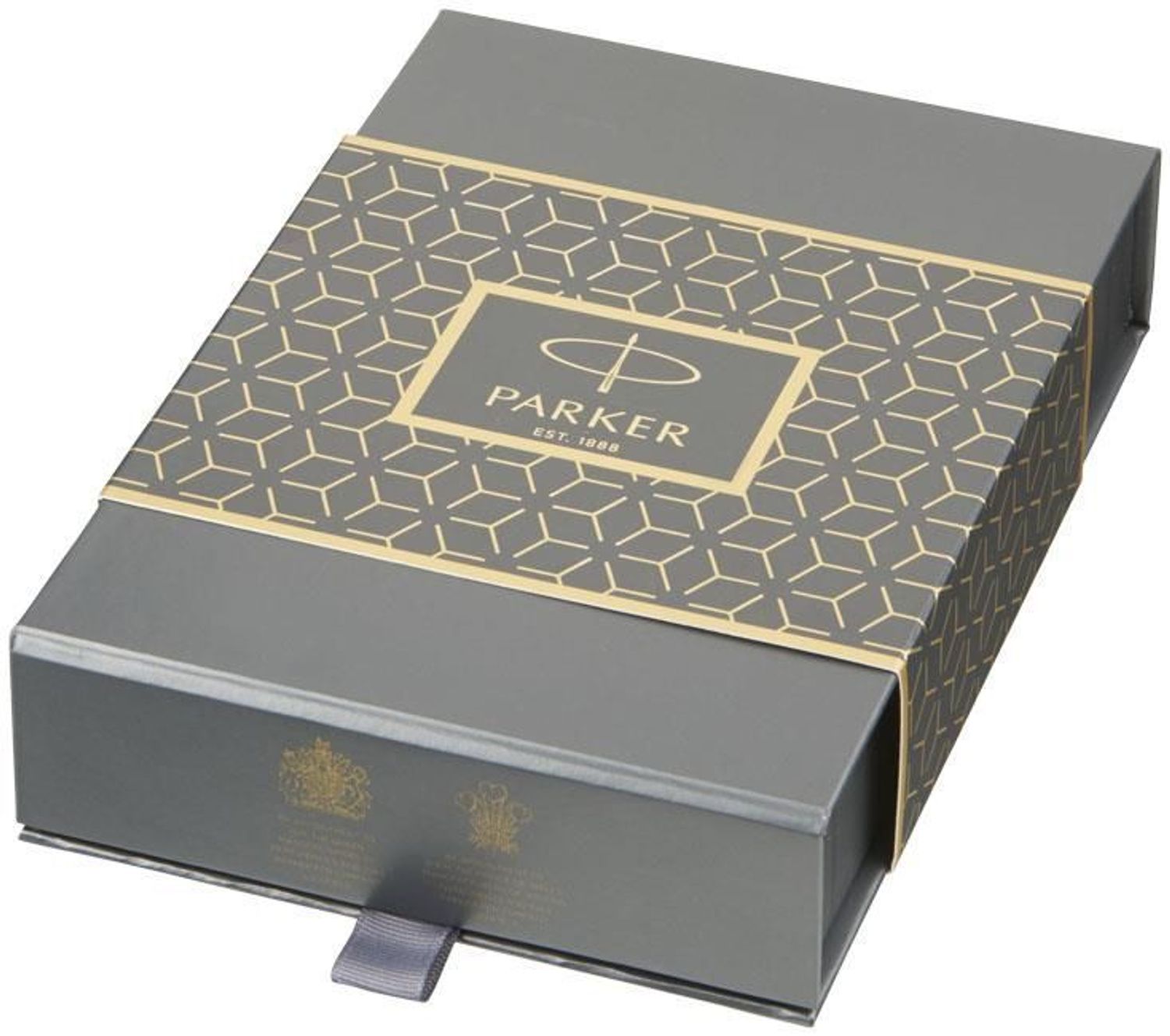 IM Długopis czarny GT + Etui Parker 1931666 to nowe spojrzenie na klasyczne produkty z linii IM.  Na mosiężnej bazie położono kilkanaście warstw czarnego lakieru. Pierścienie wykończone złotem i polerowane (3).jpg